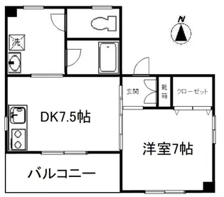 フィールドコートII【2階】の間取り