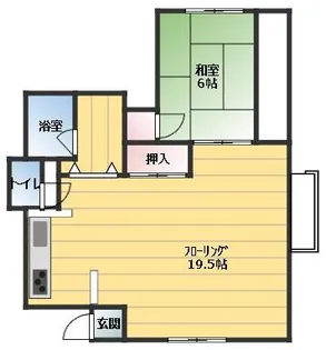 樋口マンション【2階】の間取り
