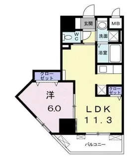 サン ガーデン【11階】の間取り