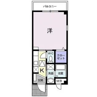 プランドールT 医大前【1階】の間取り