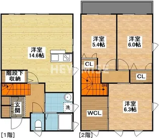 プレ・デュ・シエルの間取り