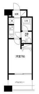 レジディア島津山【2階】の間取り