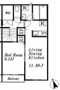 コンホート自由が丘【2階】の間取り