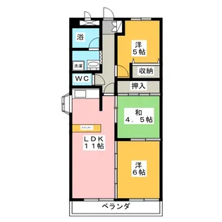 コンチェルト.プラザ雅【3階】の間取り