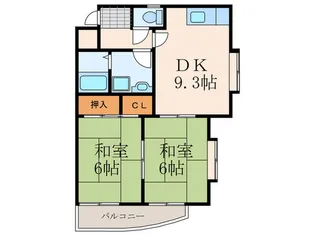 志井サンフェリカ【3階】の間取り