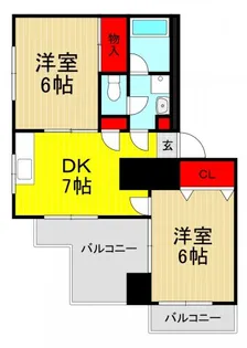 エスポワール並木【2階】の間取り