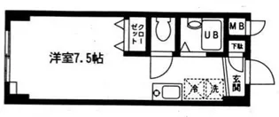 コート富士館【1階】の間取り