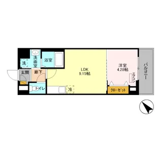 プリムヴェール【2階】の間取り