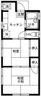 小島ハイツ【2階】の間取り