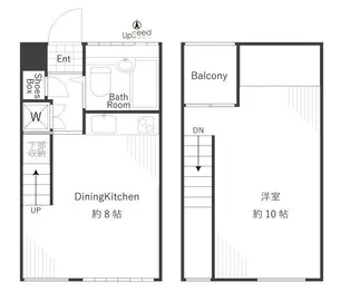 ル・シェルブルー【2階】の間取り