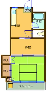 山崎コーポ【2階】の間取り