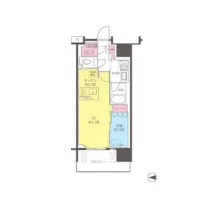 リニアゲートタワー名古屋【8階】の間取り