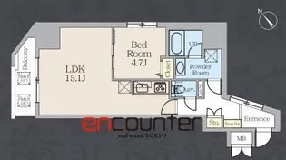 アルトヴィラ虎ノ門【3階】の間取り