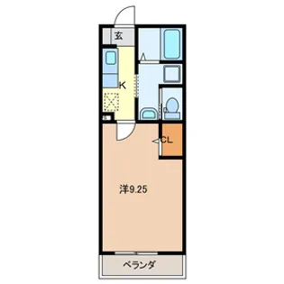 エスポワール【3階】の間取り