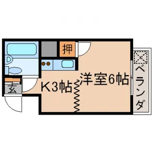 メゾンワールド【2階】の間取り