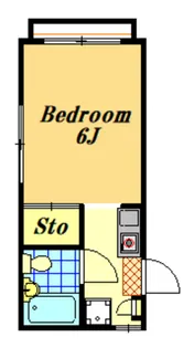 サニーコーポ猫実【2階】の間取り
