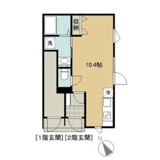 ジョリーズ・ハイム【1階】の間取り