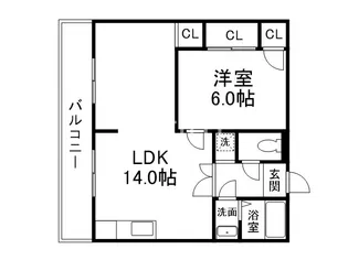 リーベンハイム【2階】の間取り