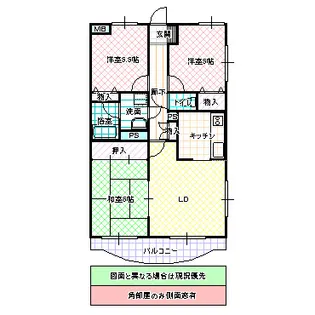 ベアート松が丘【3階】の間取り