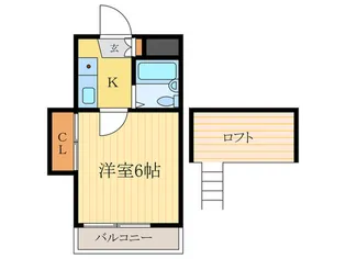 ホ-ムタウン【2階】の間取り