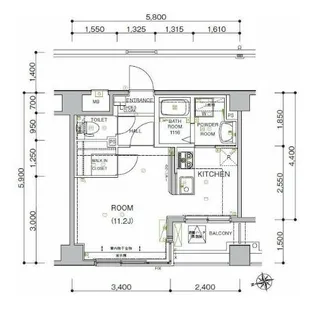 ラフィネール【2階】の間取り