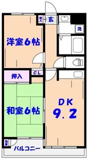 アミュゼ壱番館【2階】の間取り