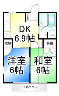 メゾン大西【1階】の間取り
