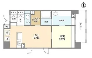 ORSUS ASAKUSA【7階】の間取り