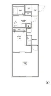 アバロン上尾原市/■新 築■ 駅6分、インターネット料0、敷礼なし【1階】の間取り