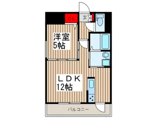 Soleado diez【8階】の間取り