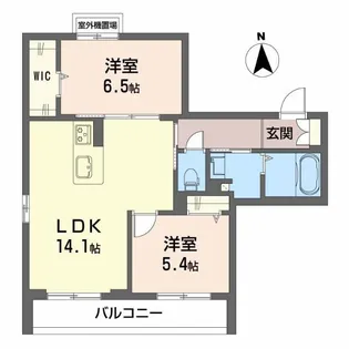メルファレーン【3階】の間取り