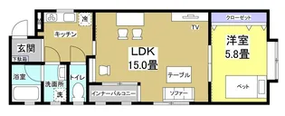 グレイスビル【2階】の間取り