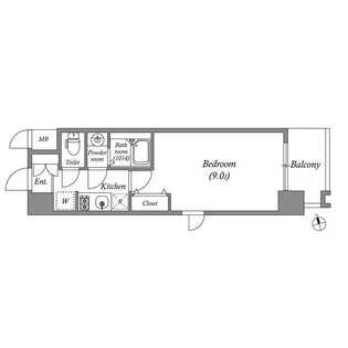 ArtizA堺東【6階】の間取り