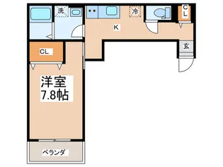 パインコート鶴見【1階】の間取り