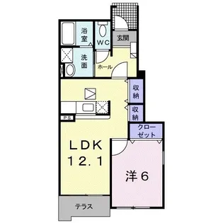 パトラII【1階】の間取り