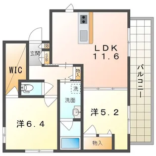Shamaison stella Risaia【3階】の間取り