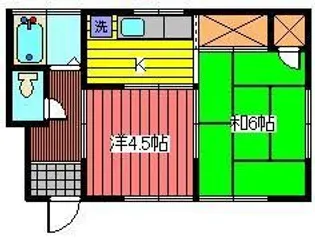あやめ荘【2階】の間取り