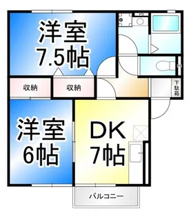 トミユウ・ボラタ【1階】の間取り