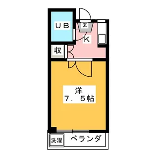 エクセレント並木【1階】の間取り