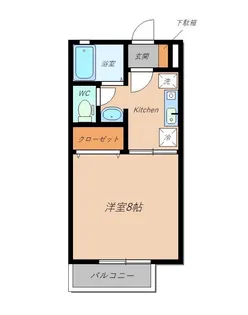 メゾンかがやき【1階】の間取り