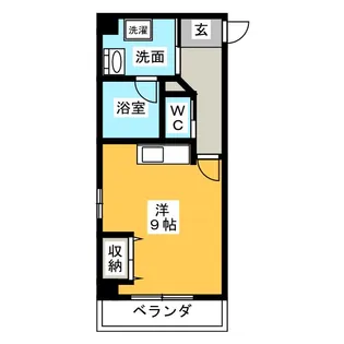 CITY TERRACE車町【7階】の間取り