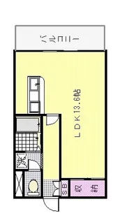 マックロードビル【2階】の間取り