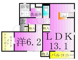 メゾン・ド・チアキ【3階】の間取り