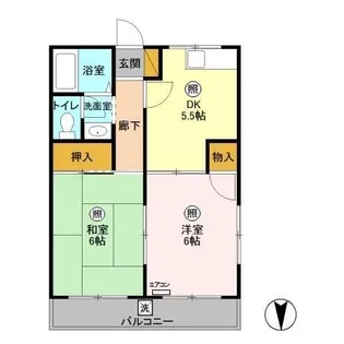 パークサイドUK III【2階】の間取り