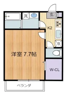 キャトルセゾン【1階】の間取り