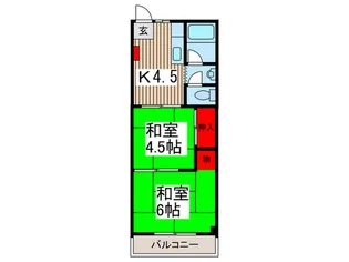 信栄ビル【2階】の間取り