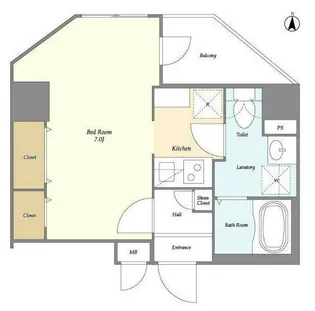 BPRレジデンス下高井戸【3階】の間取り
