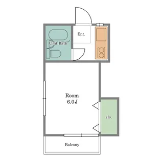 ラ・ベルビー辻村【2階】の間取り