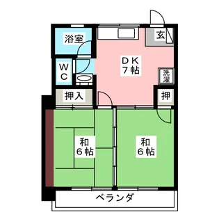 コーポ大島【3階】の間取り
