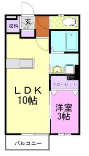 ADESSO F【2階】の間取り